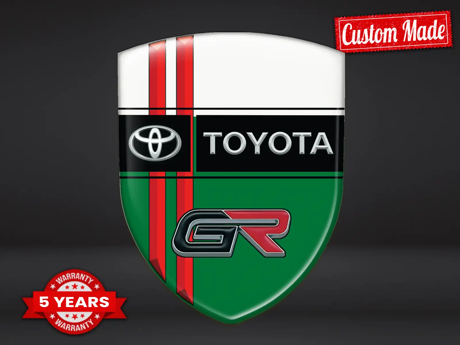 Toyota Cupola Adesiva Look Personalizzato Veicolo Premium